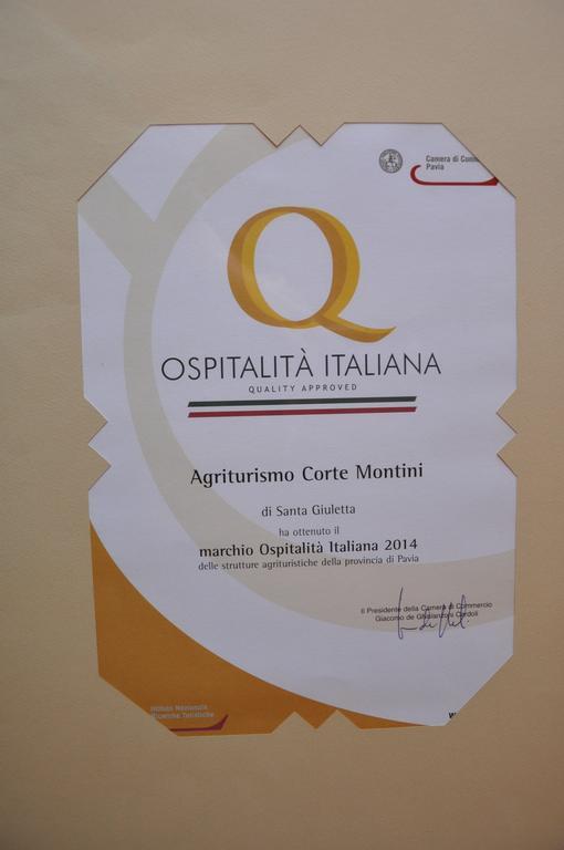 Santa Giuletta Agriturismo Corte Montini 빌라 외부 사진